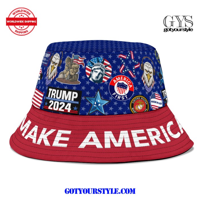 Make America Great Again Trump 2024 Bucket Hat