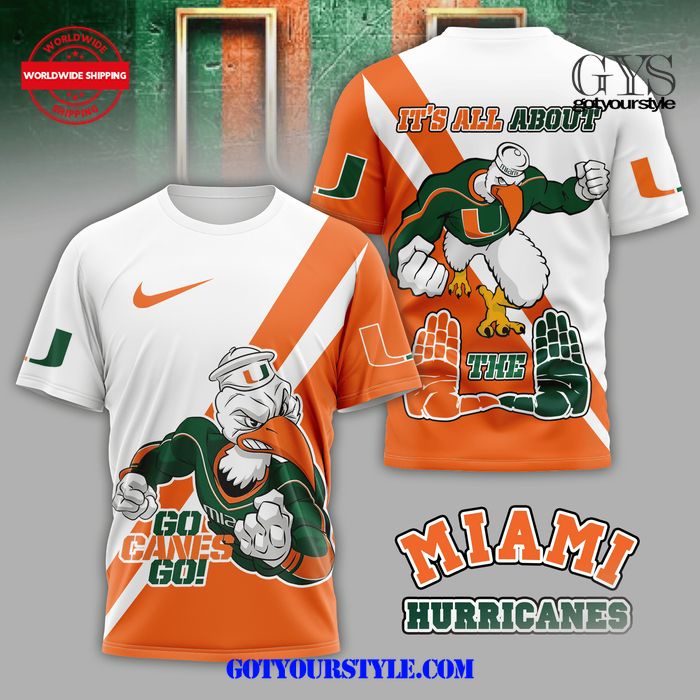 Miami Hurricanes It’s All About The U 2024 All Type Shirt