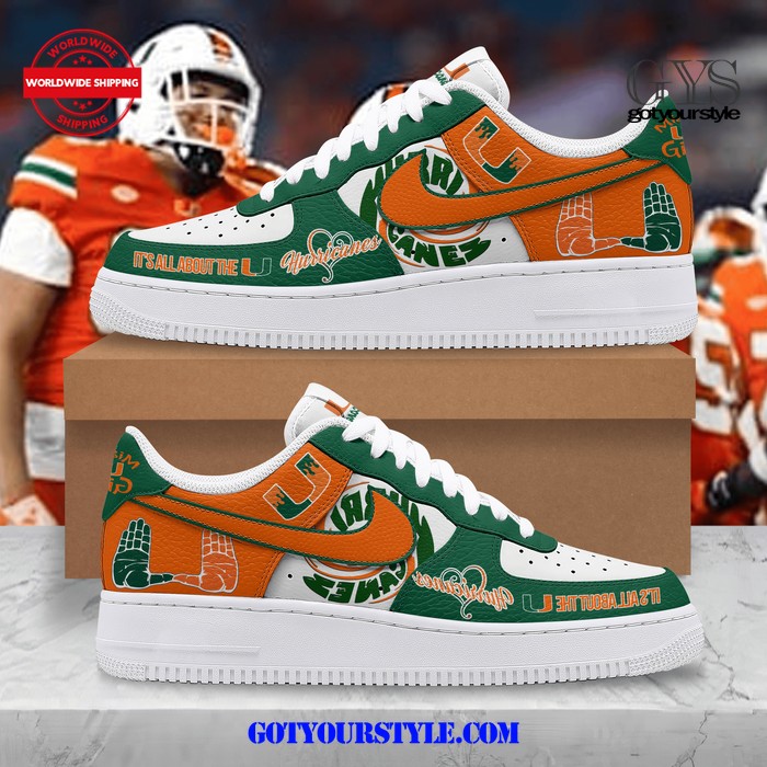 Miami Hurricanes Miami Girl Air Force 1