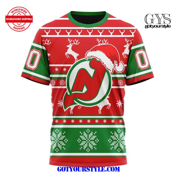 New Jersey Devils Christmas Santa Claus Unisex Shirt