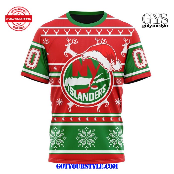 New York Islanders Christmas Santa Claus Unisex Shirt