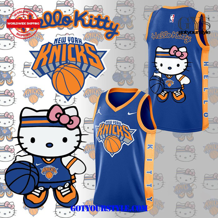 New York Knicks x Hello Kitty Basketball Jersey