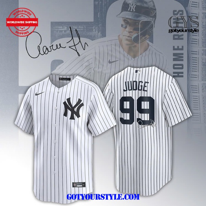 New York Yankees Aaron Judge Signature Limited Edition Baseball Jersey