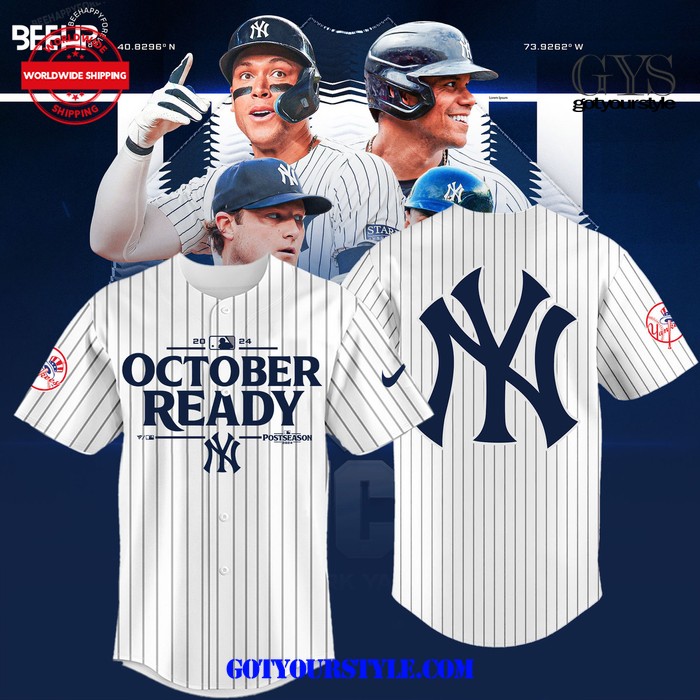 New York Yankees October Ready 2024 Baseball Jersey