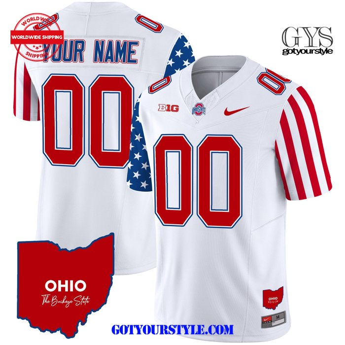 Ohio State Buckeyes American Style 2024 Limited Football Jersey