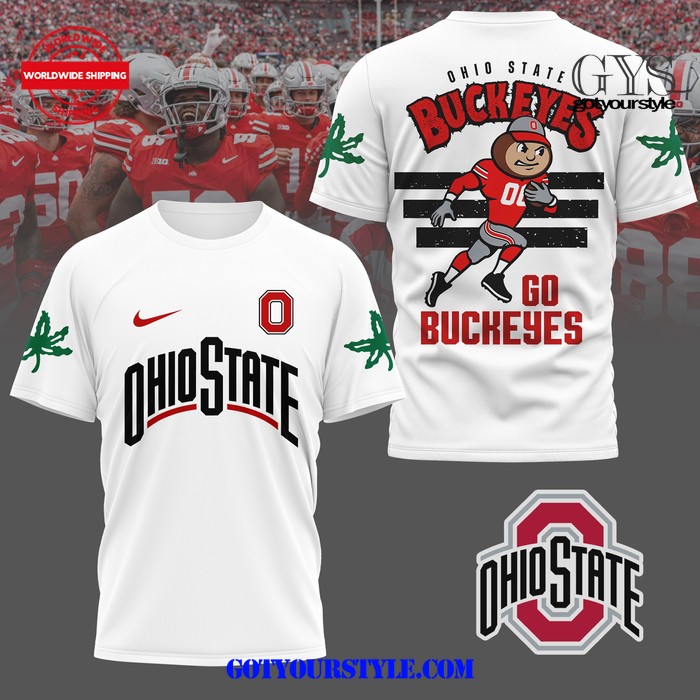 Ohio State Go Buckeyes White Shirt