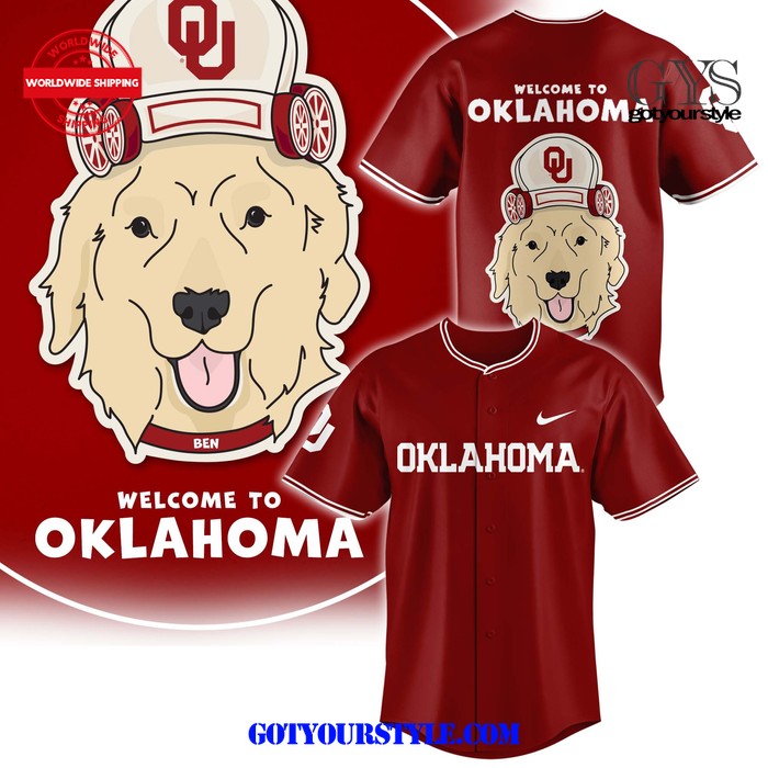 Oklahoma Sooners Boomer Sooner 2024 Limited Edition Baseball Jersey