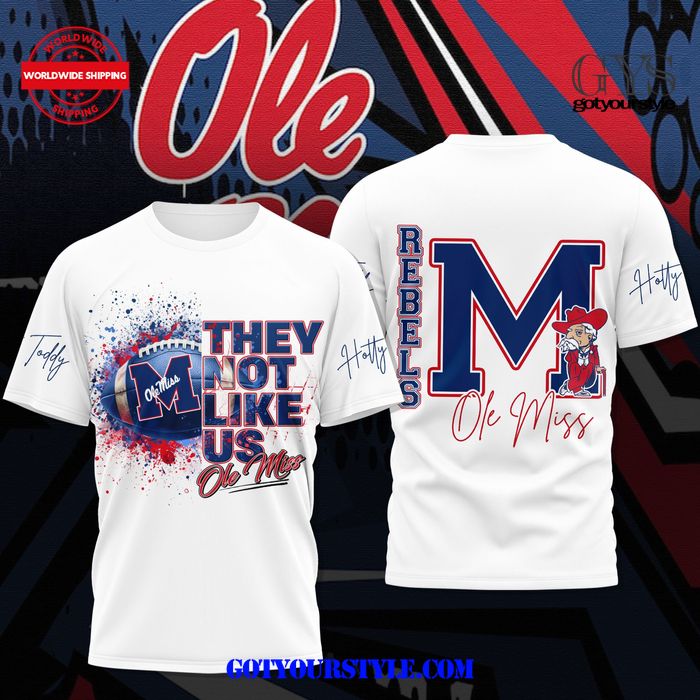 Ole Miss Rebels They Not Like Us Limited 2024 T-Shirt