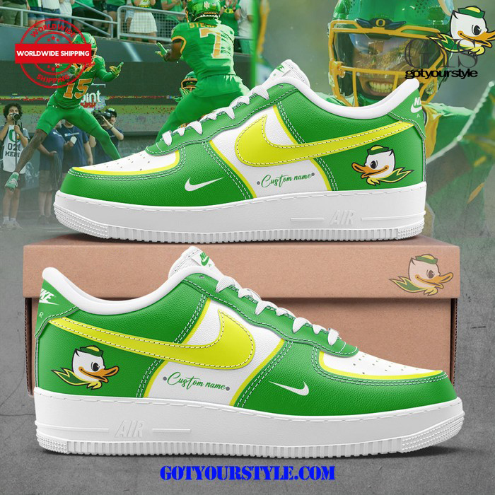 Oregon Ducks Custom Name For Fans Limited Edition Air Force 1