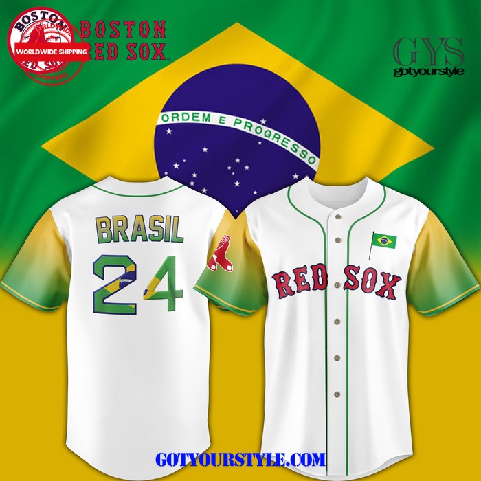 Red Sox Brazilian 2024 Celebration Baseball Jersey