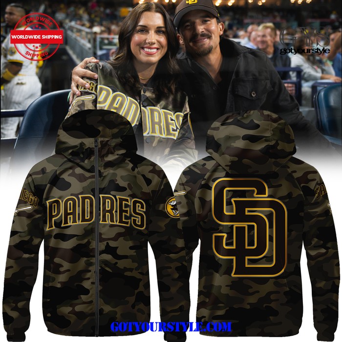 San Diego Padres 2024 Camo Limited Windbreaker Jacket