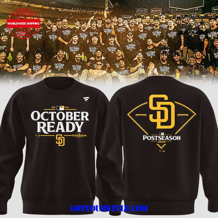 San Diego Padres 2024 MLB Postseason Locker Room Sweatshirt