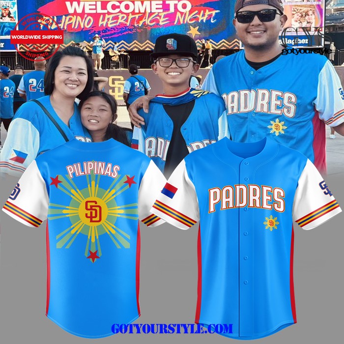 San Diego Padres Filipino Heritage Night 2024 Baseball Jersey