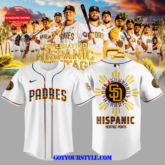 San Diego Padres Hispanic Heritage Month 2024 Baseball Jersey