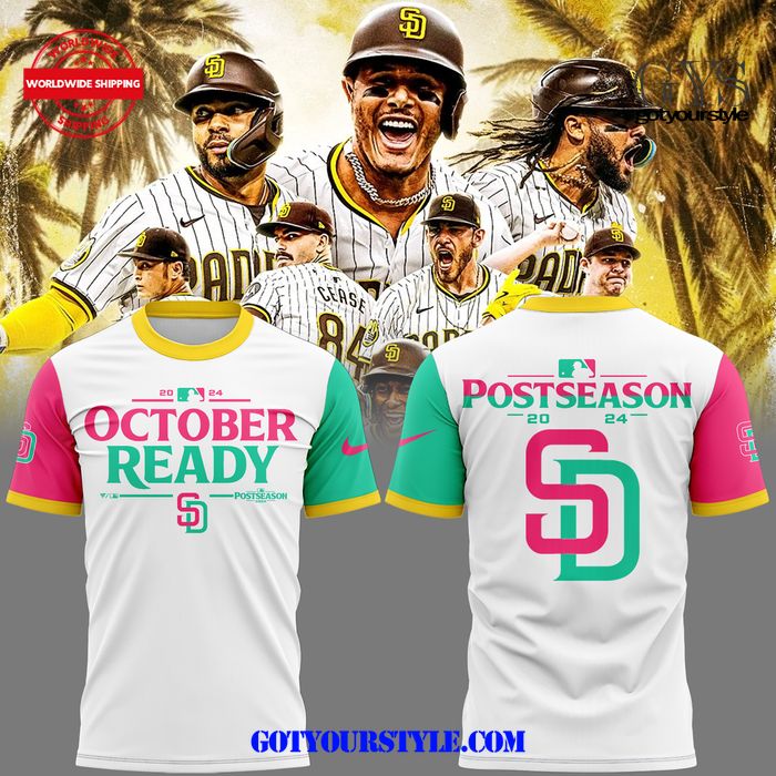 San Diego Padres October Ready 2024 Special T-Shirt