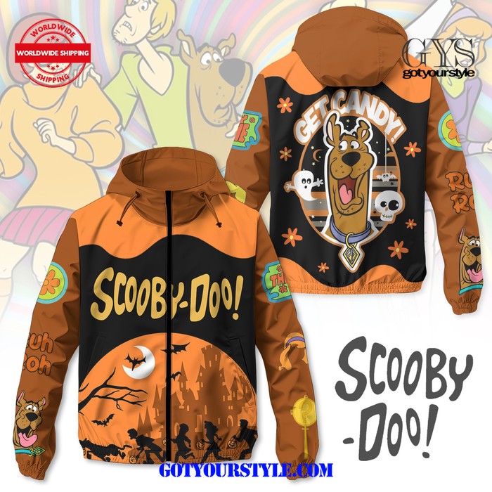 Scooby Doo Halloween Get Candy Windbreaker Outdoor