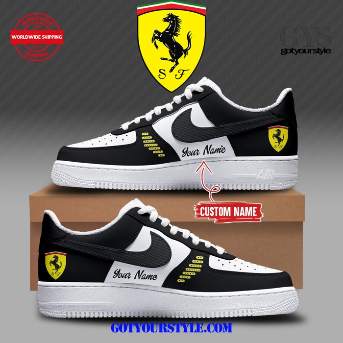 Scuderia Ferrari Monza Special Edition Custom Name Air Force 1