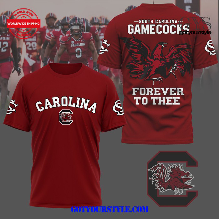 South Carolina Gamecocks Forever To Thee Red T-Shirt