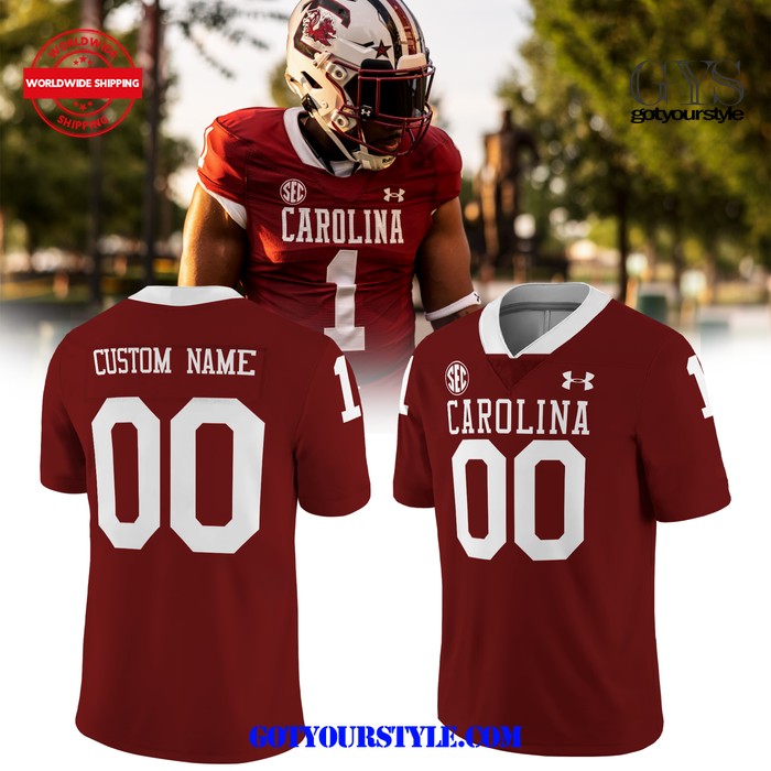 South Carolina Gamecocks SEC Personalization Football Jersey