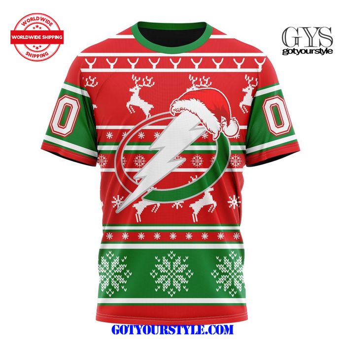 Tampa Bay Lightning Christmas Santa Claus Unisex Shirt