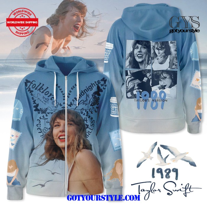 Taylor Swift 1989 Version Zipper Hoodie