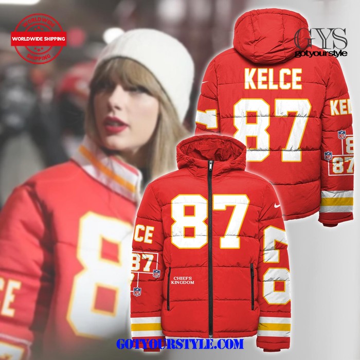 Taylor Swift x Kelce Kansas City Chiefs Limited Edition 2024 Down Jacket