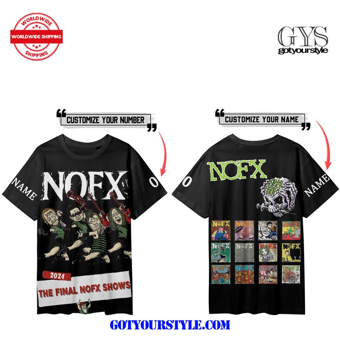 The Final NOFX Shows 2024 Oversize Shirt