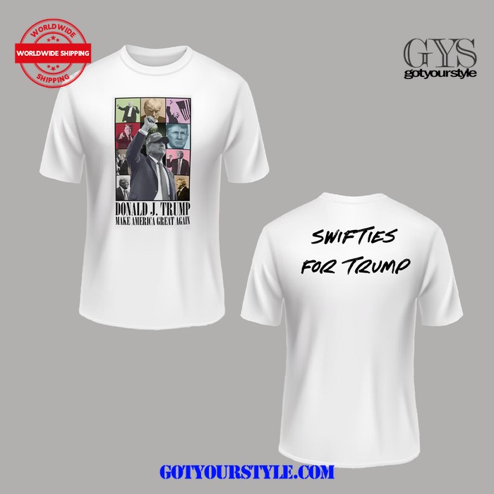 Trump The Eras Tour Swifties For Trump Troll T-Shirt