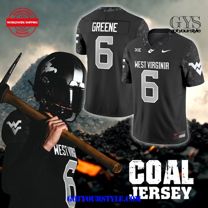 WVU Coal Rush 2024 Limited Edition Football Jersey