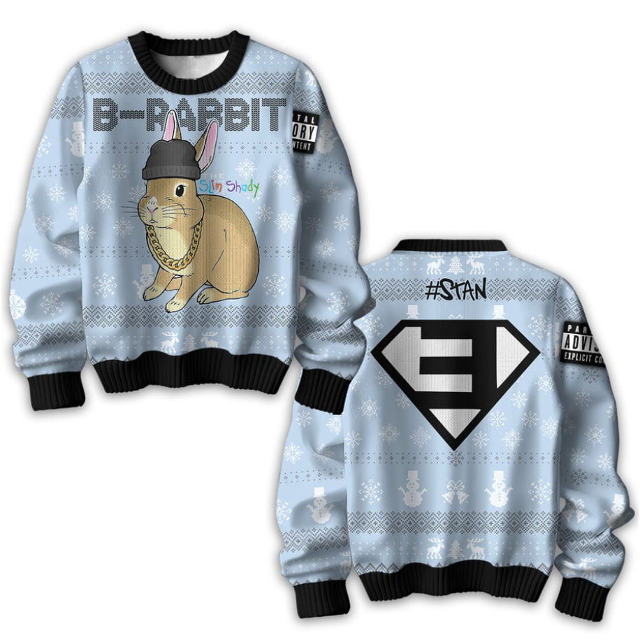 Eminem B-Rabbit Stan Christmas Sweater