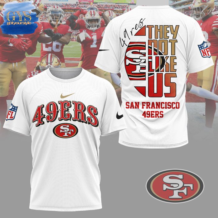 49ers They Not Like Us Limited 2024 Shirt Collection