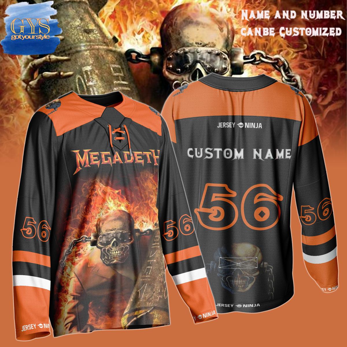 Arsenal Of Megadeth Special Edition Hockey Jersey