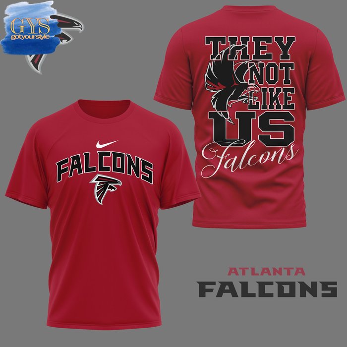 Atlanta Falcons They Not Like Us Limited Red T-Shirt