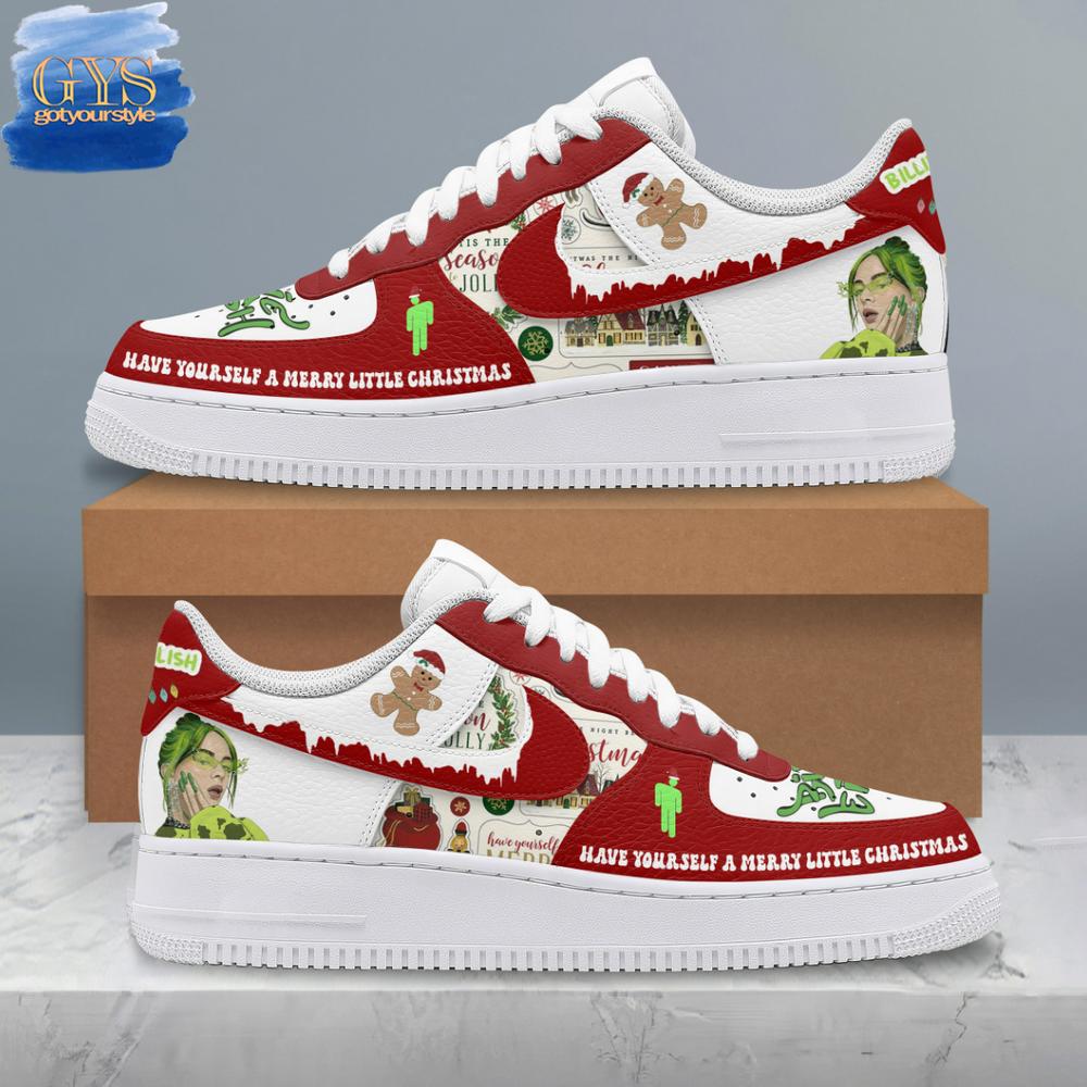 Billie Eilish Merry Little Christmas Air Force 1