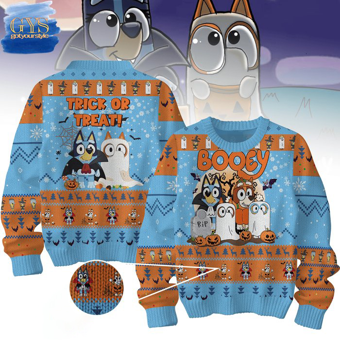 Bluey Halloween 2024 Special Edition Ugly Sweater