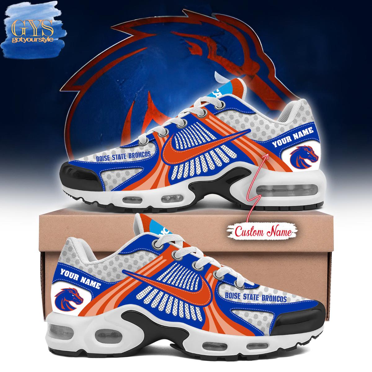 Boise State Football Custom Name Special Sport Shoes