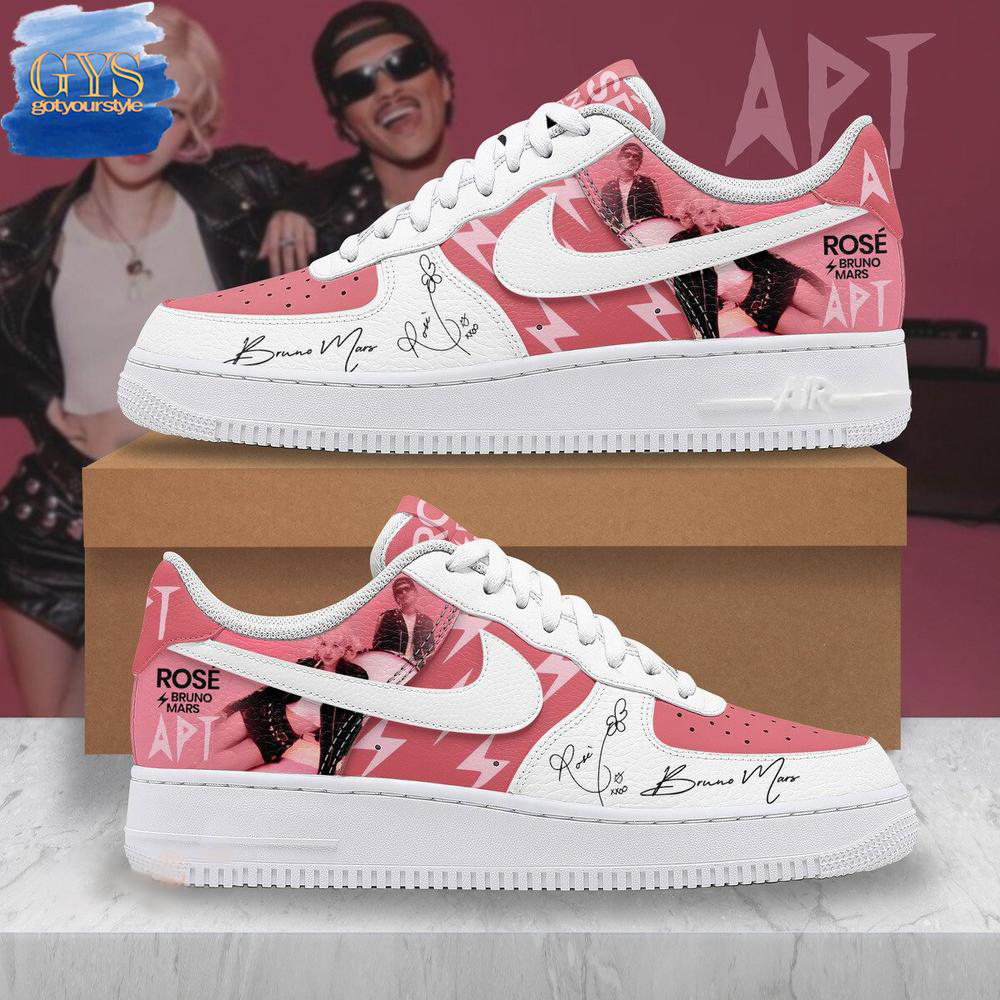 Bruno Mars x Rosé APT Limited Pink Nike Air Force 1