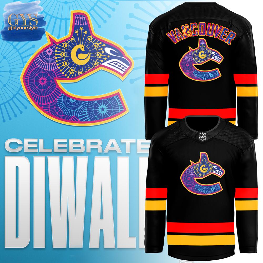 Canucks Diwali Night 2024 Special Edition Jersey