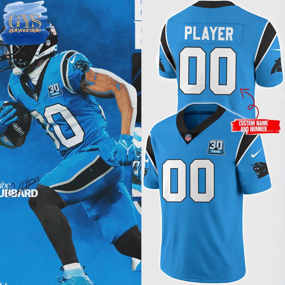 Carolina Panthers 30th Anniversary Limited Edition Jersey