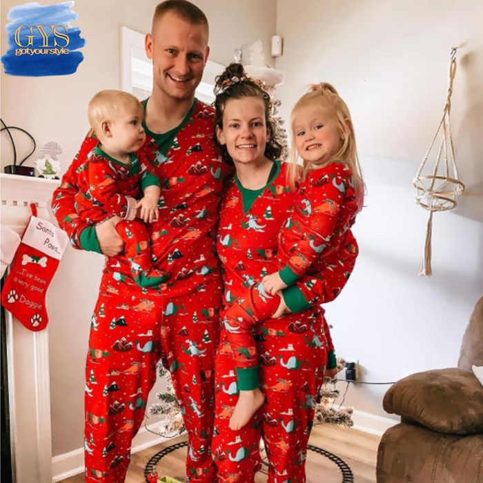 Christmas Night Dream Pajamas Set For Family