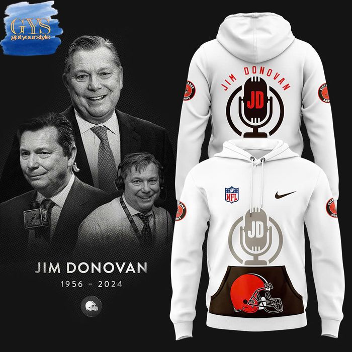 Cleveland Browns Jim Donovan Voice Special Edition Hoodie