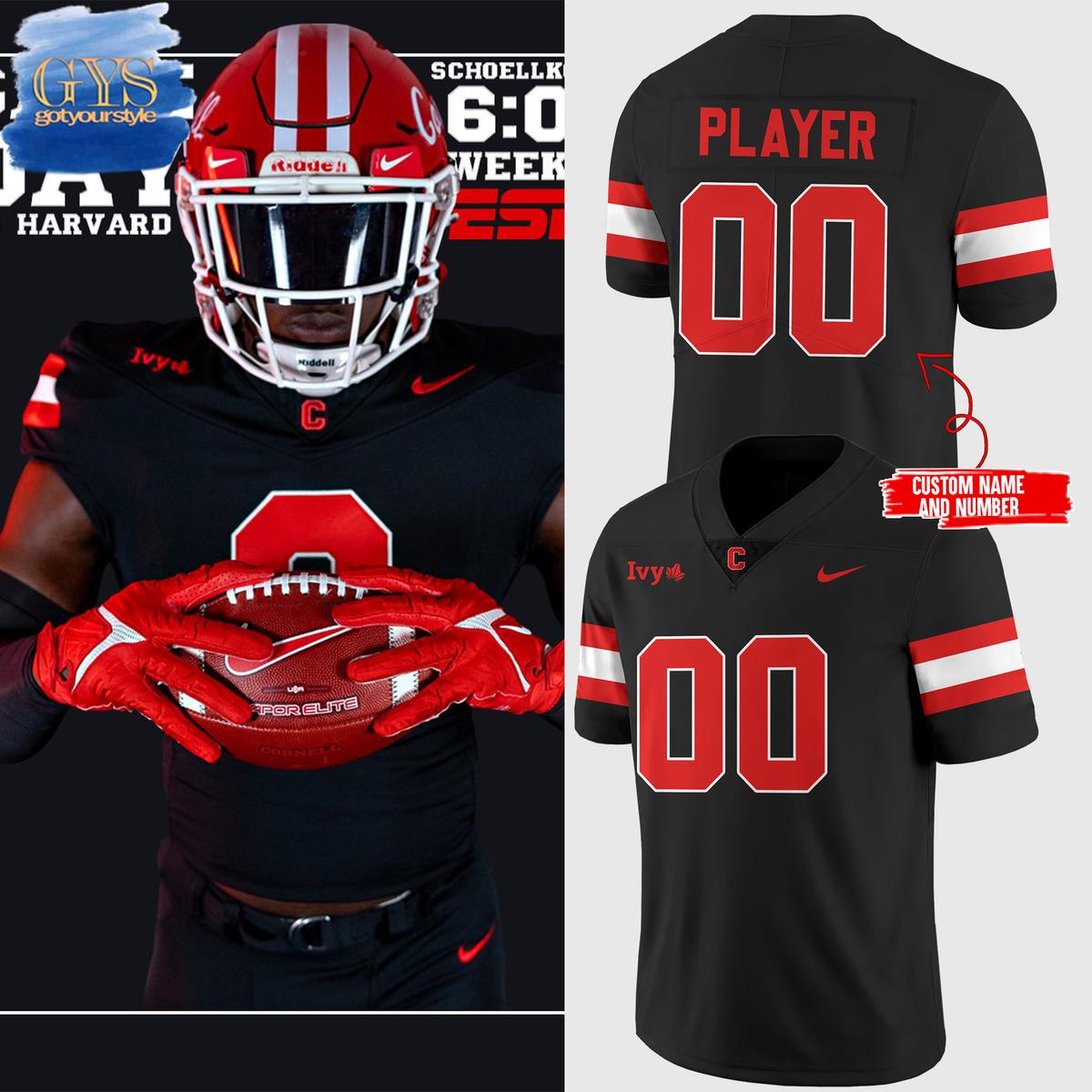 Cornell Big Red Gameday Edition 2024 Football Jersey