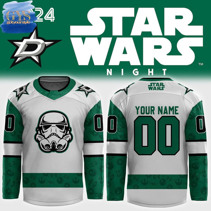 Dallas Stars x Star Wars Night 2024 Hockey Jersey