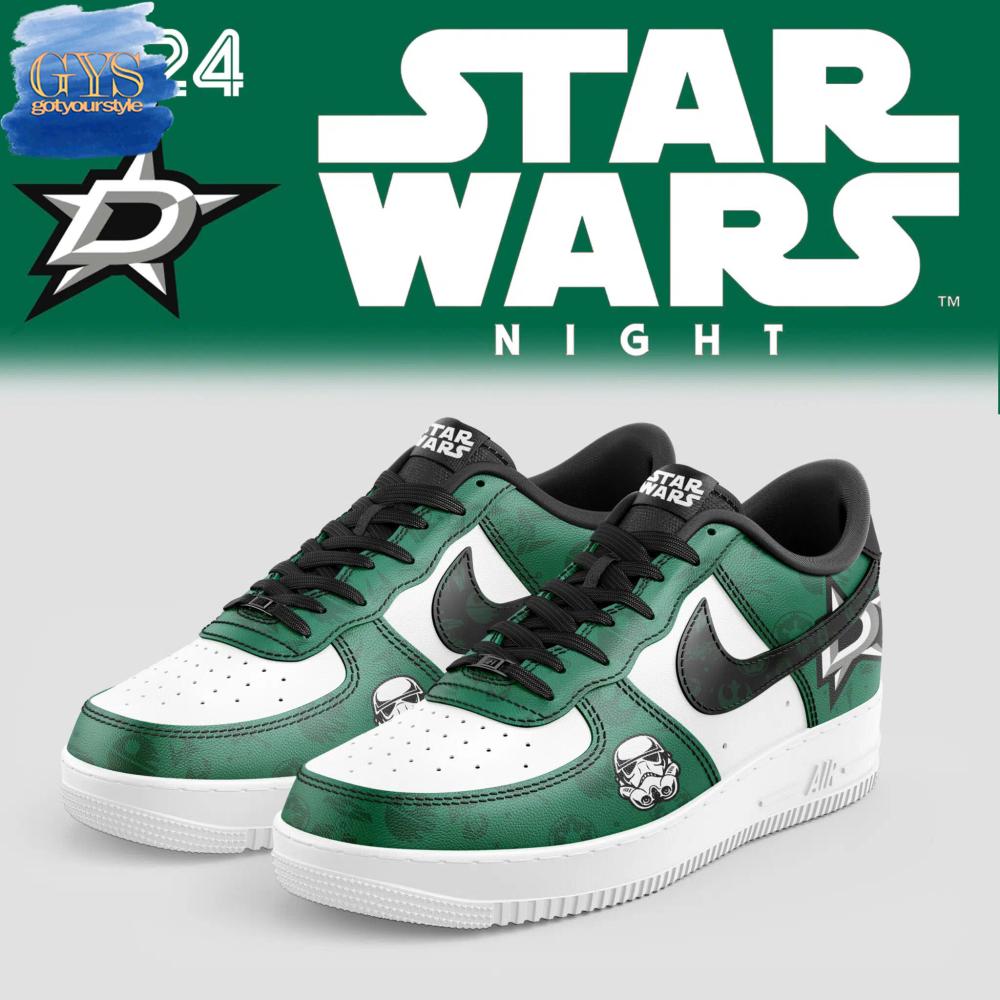 Dallas Stars x Star Wars Night Limited Edition Air Force 1 Sneakers