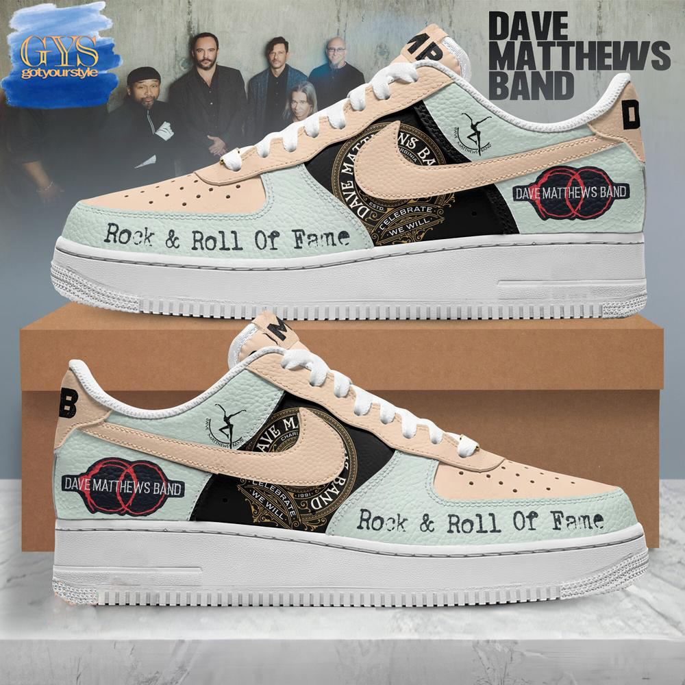 Dave Matthews Band Rock & Roll Of Fame Limited Edition Air Force 1