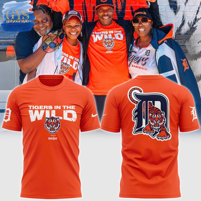 Detroit Tigers In The Wild 2024 Limited T-Shirt