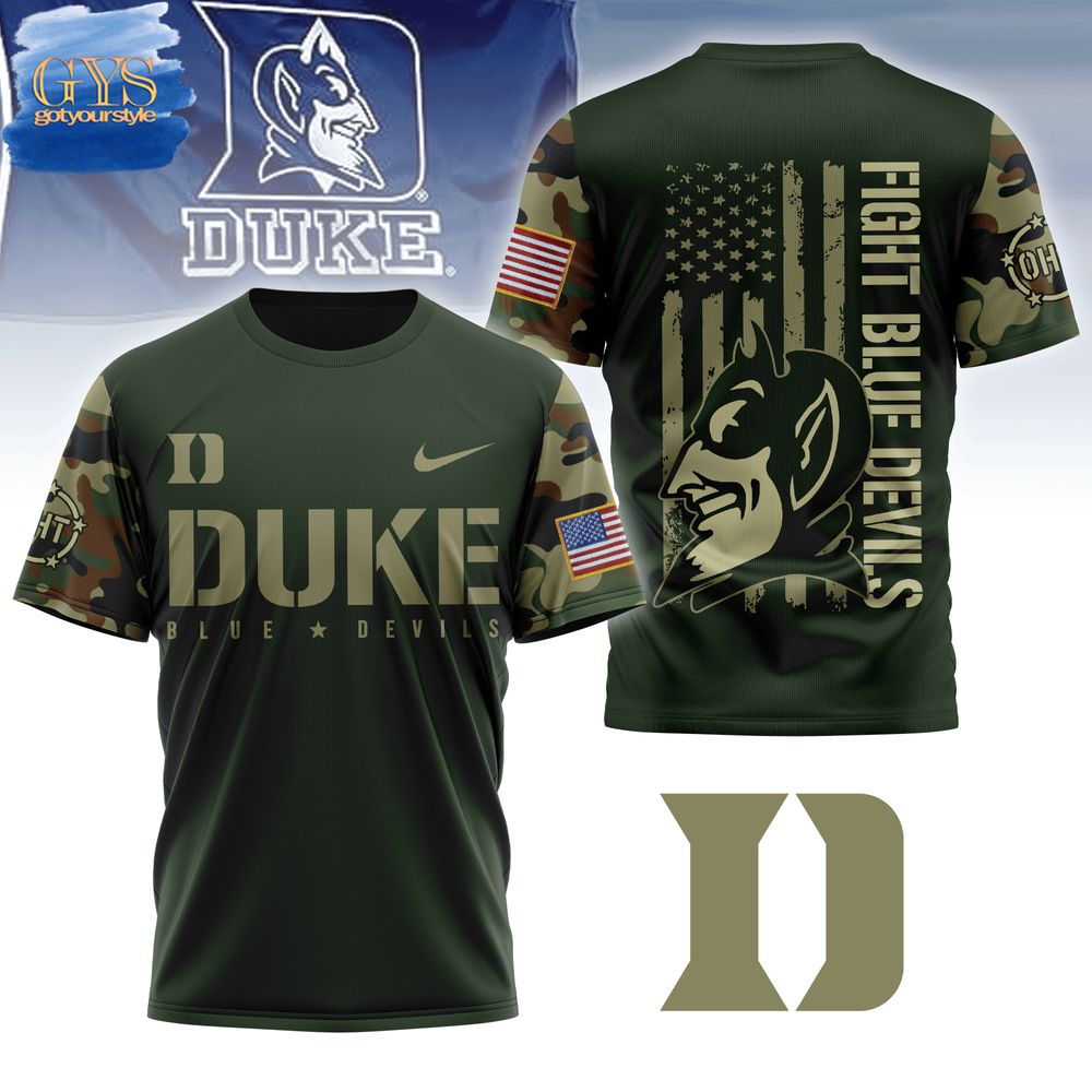 Duke Fight Blue Devils Limited Edition Camo Shirt