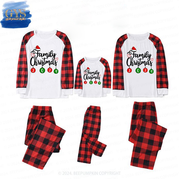 Family Christmas 2024 Lanterns Matching Pajamas Set For Family