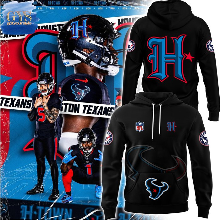 Fanatics Black Houston Texans Alternate Helmet Pullover Hoodie