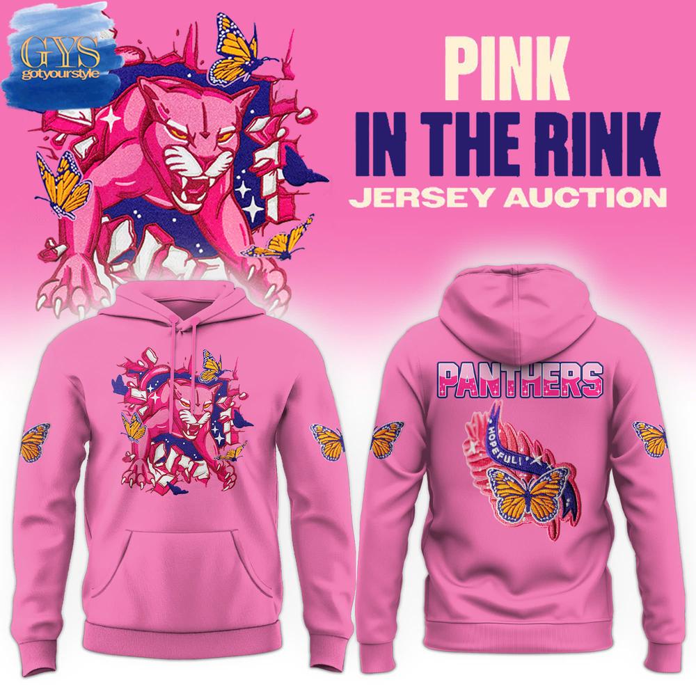 Florida Panthers Pink In The Rink 2024 Limited Edition Hoodie